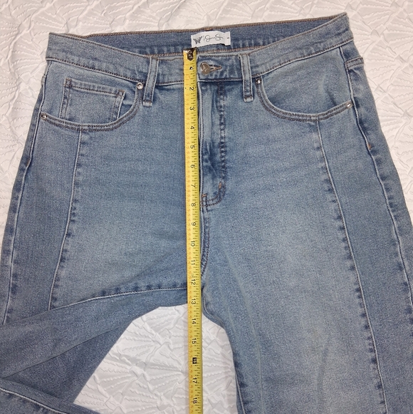 Jessica Simpson Light Blue Ankle Jeans Size 8 - Picture 10 of 16